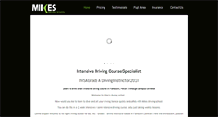 Desktop Screenshot of mikes-driving-school.com